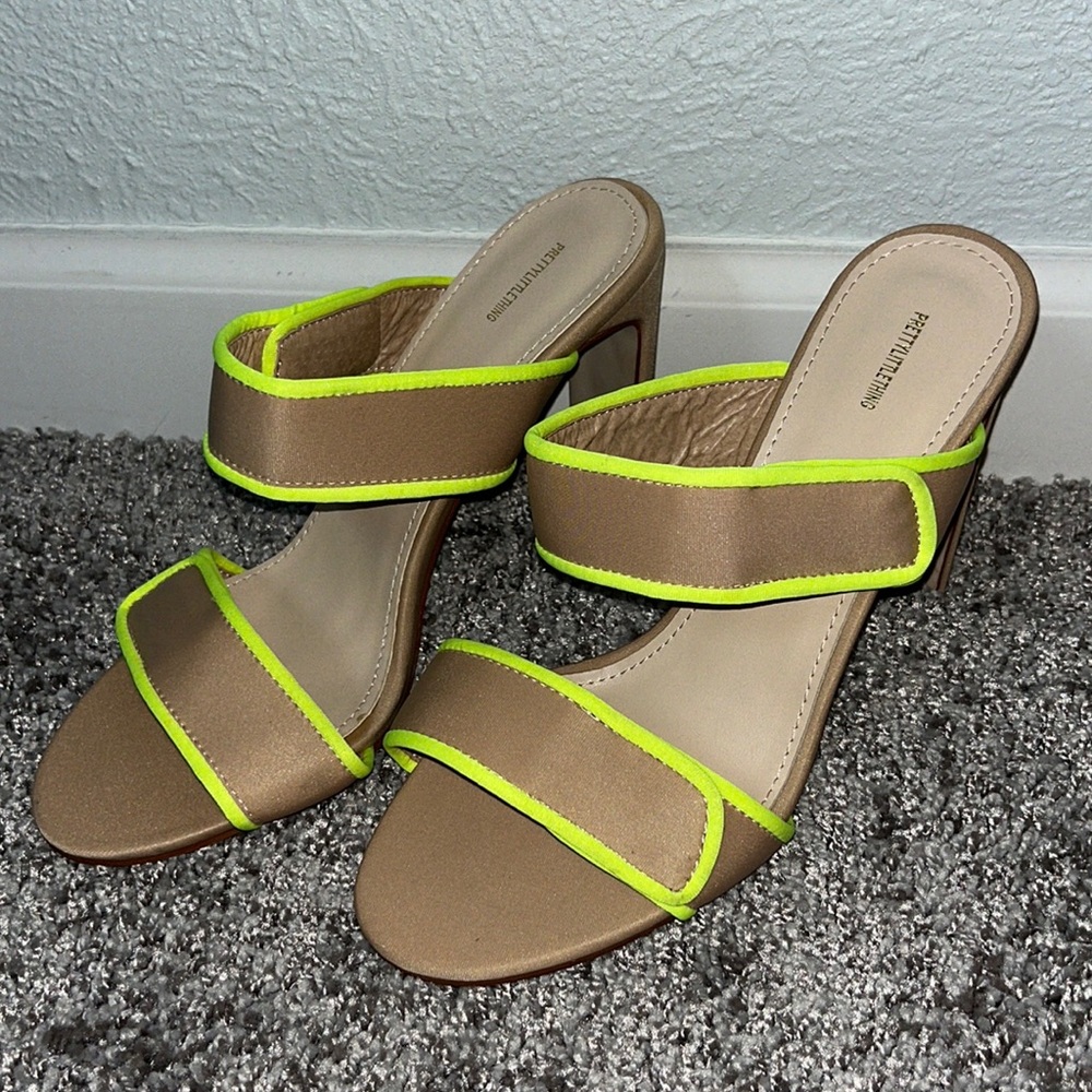 Pretty little thing heels size 7 NEW!